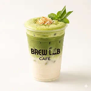 COLD Coconut Matcha Latte